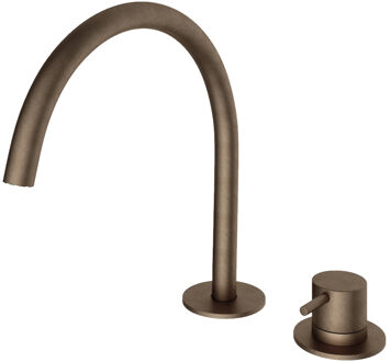 Hotbath Cobber Wastafelmengkraan 2 gats AB Verouderd Messing CB023AB Messing verouderd (koper)