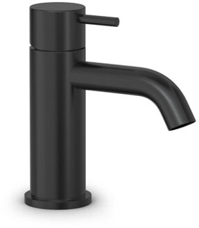 Hotbath COBBER Wastafelmengkraan zonder waste Geborsteld zwart PVD CB003CMBP Zwart geborsteld