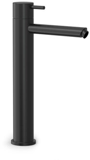 Hotbath COBBER Wastafelmengkraan zonder waste Geborsteld zwart PVD CB003HSMBP Zwart geborsteld