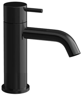 Hotbath COBBER Wastafelmengkraan zonder waste Gepolijst zwart PVD CB003CPBP Zwart gepolijst