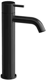 Hotbath COBBER Wastafelmengkraan zonder waste Gepolijst zwart PVD CB003HCPBP Zwart gepolijst
