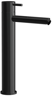 Hotbath COBBER Wastafelmengkraan zonder waste Gepolijst zwart PVD CB003HSPBP Zwart gepolijst