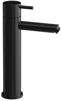Hotbath COBBER Wastafelmengkraan zonder waste Gepolijst zwart PVD CB003MSPBP Zwart gepolijst