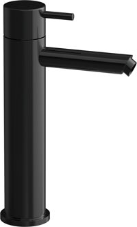 Hotbath COBBER Wastafelmengkraan zonder waste Gepolijst Zwart PVD (CB003MSPBP)