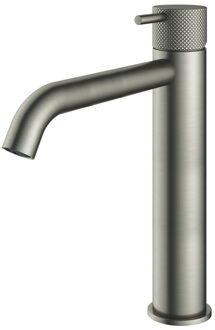 Hotbath Cobber X hoge wastafelmengkraan zonder waste geborsteld nikkel CX003HCGN Nikkel geborsteld (RVS)