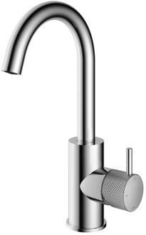 Hotbath Cobber X wastafelmengkraan met draaibare uitloop zonder waste chroom CX004CR