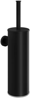 Hotbath Cobber X WC-borstelgarnituur wandmodel zwart mat CXA11BL