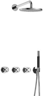 Hotbath Cobber@Work IBSW70 inbouwdouche chroom