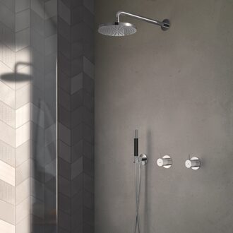 Hotbath Complete Regendouche Cobber Inbouwset Met 2-Weg-Stop-Omstel