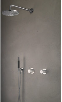 Hotbath Complete Regendouche Hotbath Cobber IBS21 Inbouwset Met 2-Weg-Stop-Omstel