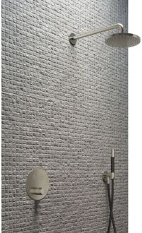 Hotbath Complete Regendouche Hotbath Cobber IBS22 Inbouwset Met 2 Pushbuttons Rond