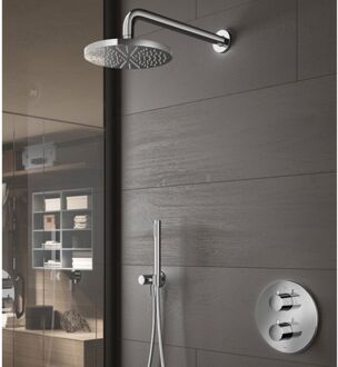 Hotbath Complete Regendouche Hotbath Get Together IBS1A Inbouwset Met 2-Weg Stop Omstel