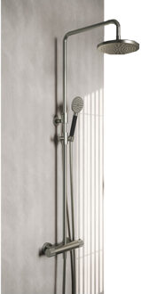 Hotbath Complete Regendoucheset Hotbath Cobber X SDSX9 Thermostatisch Opbouwset Met Thermostaat