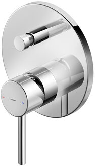 Hotbath Douche/Badmengkraan Hotbath Buddy Inbouw Omstelrichting Chroom (incl. inbouwdeel)