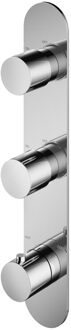 Hotbath Douchethermostaat Hotbath Buddy Inbouw 2 Stopkranen Verticaal Chroom