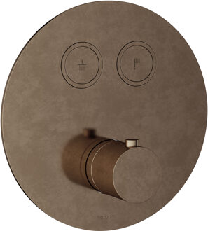 Hotbath Douchethermostaat Hotbath Cobber Inbouw 2 Pushbuttons Rond Verouderd Messing (excl. inbouwdeel) Living Colours