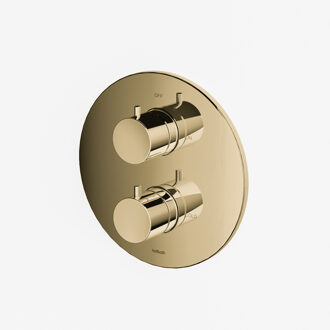 Hotbath Douchethermostaat Hotbath Cobber Inbouw 2-weg Gepolijst Messing PVD (excl. inbouwdeel)