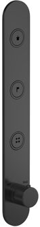 Hotbath Douchethermostaat Hotbath Cobber Inbouw 3 Pushbuttons Geborsteld Zwart PVD (excl. inbouwdeel)