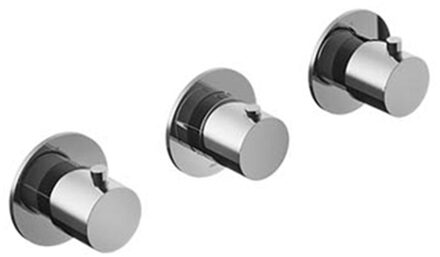 Hotbath Douchethermostaat Hotbath Cobber Inbouw Met 2 Stopkranen Chroom (excl. inbouwdeel)