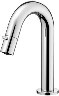 Hotbath Fonteinkraan Hotbath Cobber 1-knop gebogen 19.3 cm Rond Chroom