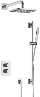 Hotbath Gal IBS40ACR inbouwdouche met glijstang chroom