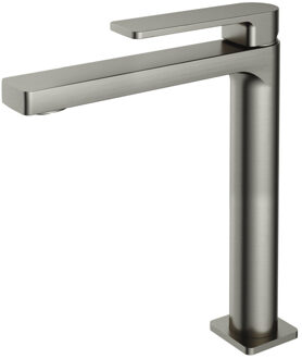 Hotbath GAL Verhoogde wastafelmengkraan zonder waste Geborsteld nikkel GL003HGN Nikkel geborsteld (RVS)
