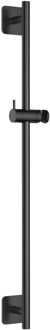 Hotbath Gal Verstelbare glijstang 100 cm Geborsteld Gunmetal PVD GL311BGP Gunmetal geborsteld (antraciet)