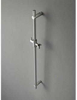 Hotbath Glijstang Hotbath Mate 90cm rond ⌀2cm Geborsteld Nikkel