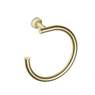 Hotbath Handdoekring Hotbath Cobber Gepolijst Messing PVD