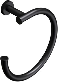 Hotbath Handdoekring Hotbath Cobber Mat Zwart