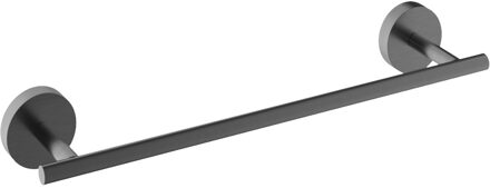 Hotbath Handdoekstang Hotbath Archie 34 CM Geborsteld Gunmetal PVD