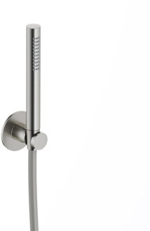 Hotbath Handdouche Ace Met Wandsteun En Doucheslang 150 cm Geborsteld Nikkel
