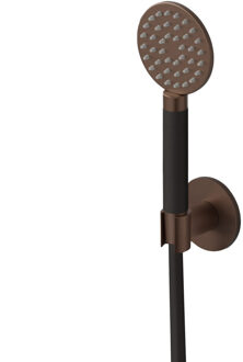 Hotbath Handdouche Hotbath Cobber Met Doucheslang En Wandsteun Aansluiting Verouderd Messing Living Colours