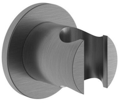 Hotbath Handdouchehouder Hotbath Archie Geborsteld Gunmetal PVD