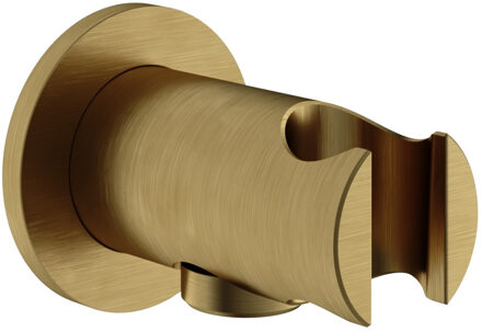 Hotbath Handdouchehouder Hotbath Archie Met Doucheaansluiting Geborsteld Messing PVD