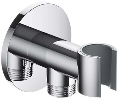 Hotbath Handouchehouder Hotbath Cobber Met Wanduitlaat Chroom