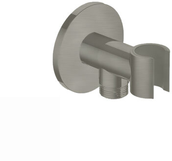 Hotbath Handouchehouder Hotbath Cobber Met Wanduitlaat Geborsteld Nikkel