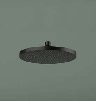 Hotbath Hoofddouche Hotbath Ace Rond 23 cm Geborsteld Zwart PVD