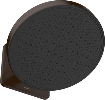 Hotbath Hoofddouche Hotbath Cobber 1-F opbouw, 300mm Kantelbare Wandarm Geborsteld Tuscan Bronze Brons