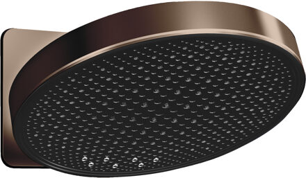 Hotbath Hoofddouche Hotbath Cobber 2 -F inbouw, 300mm Kantelbare Wandarm Geborsteld Koper