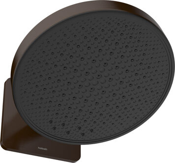 Hotbath Hoofddouche Hotbath Cobber 2 -F inbouw, 300mm Kantelbare Wandarm Geborsteld Tuscan Bronze Brons