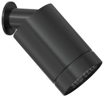 Hotbath Hoofddouche Hotbath Cobber Beam 3 Standen Met Muurbevestiging Geborsteld Zwart PVD