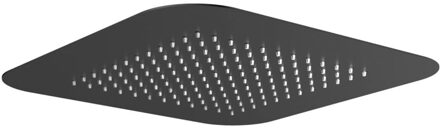 Hotbath Hoofddouche Hotbath Gal Inbouw Vierkant 42x42 cm Geborsteld Gunmetal PVD