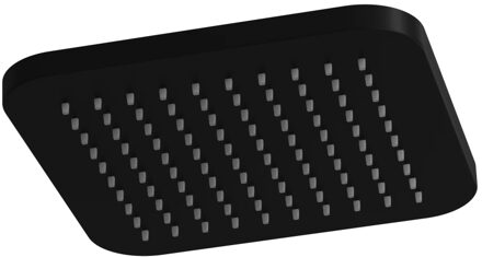 Hotbath Hoofddouche Hotbath Gal Vierkant 22x22 cm Mat Zwart