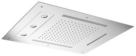 Hotbath Hoofddouche Hotbath Mate 48x63 cm Triple Met Twist Inbouw LED Chroom