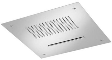 Hotbath Hoofddouche Hotbath Mate Inbouw Met Cascade 38x38 cm Geborsteld Nikkel