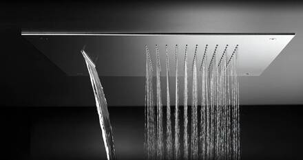 Hotbath Hoofddouche Hotbath Mate Inbouw Met Cascade Vierkant 50x50 cm Chroom