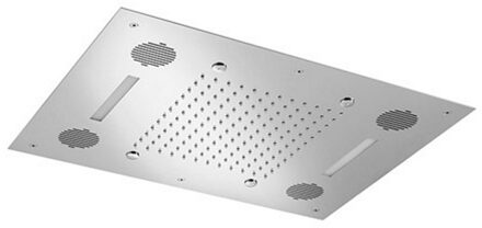 Hotbath Hoofddouche Hotbath Mate Rechthoekig 48x63 cm Met Bluetooth Soundbox LED Chroom