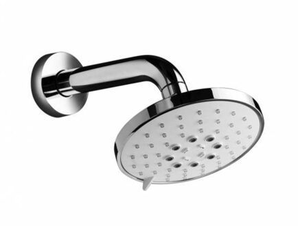 Hotbath Hoofddouche Mate 13 cm Wandmodel 3 Standen Opbouw Geborsteld Nikkel