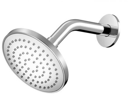 Hotbath Hoofddouche Mate 13 cm Wandmodel Opbouw Geborsteld Nikkel